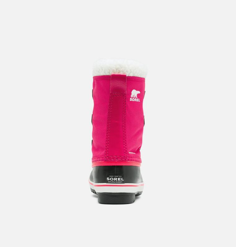 Sorel Childrens Yoot Pac™ Nylon - Kids Snow Boots Pink/Black - 724965FBJ